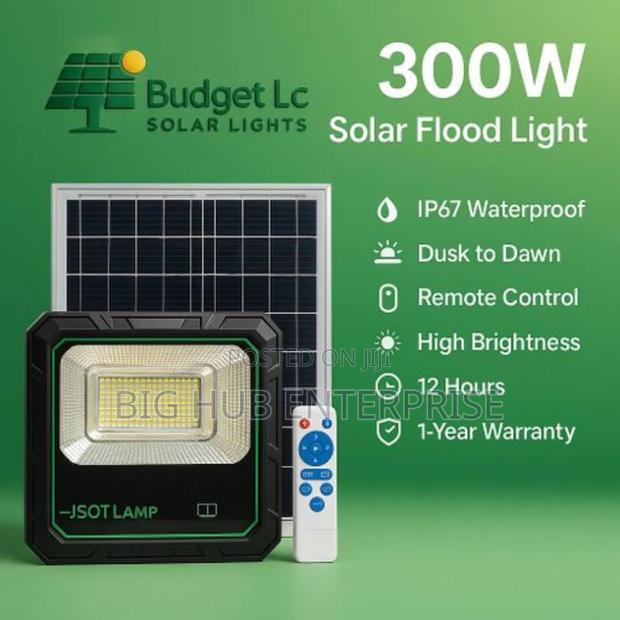 Jsot 300w Solar Floodlight - main view