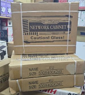 4u Network Cabinet Lockable Rackmount Case With Cooling Fan Support - main view