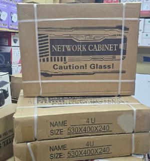 4u Cabinet With Fan Lockable Ventilated Enclosure for NVR DVR Systems - main view