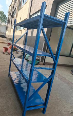 Blue Industrial Shelves - main view