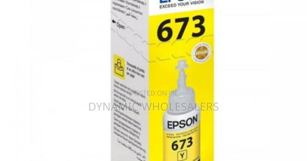 Epson 673 Yellow Ink - main view