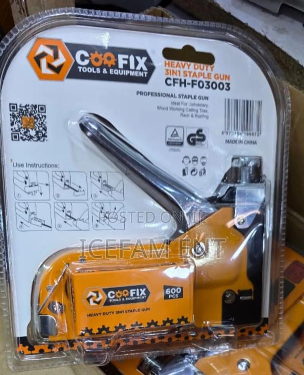 Coofix Staple Gun With 600pcs Staple Pins - main view
