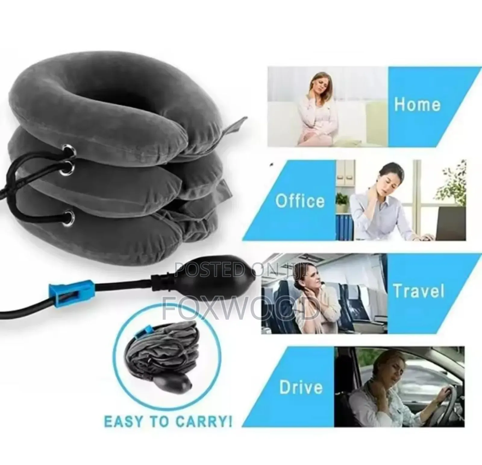 *Cervical Neck Traction Neck Pillow