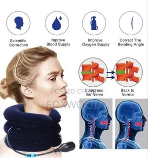*Cervical Neck Traction Neck Pillow