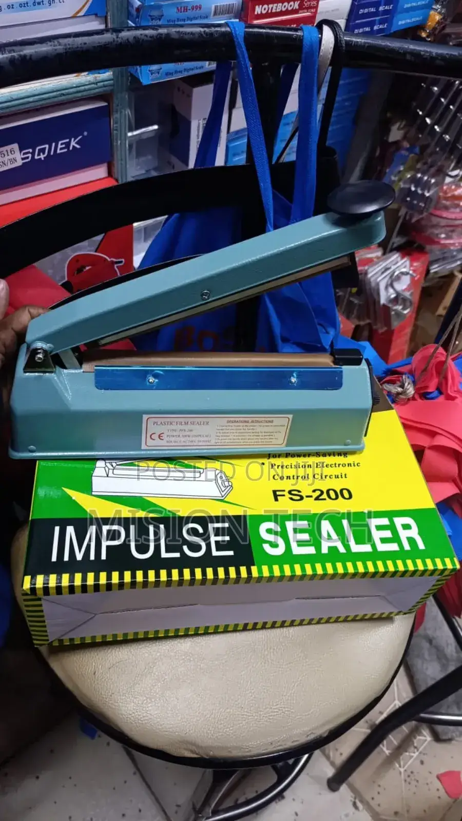 Impulse Heat Sealer 200mm/20cms Bag Sealing Machine 