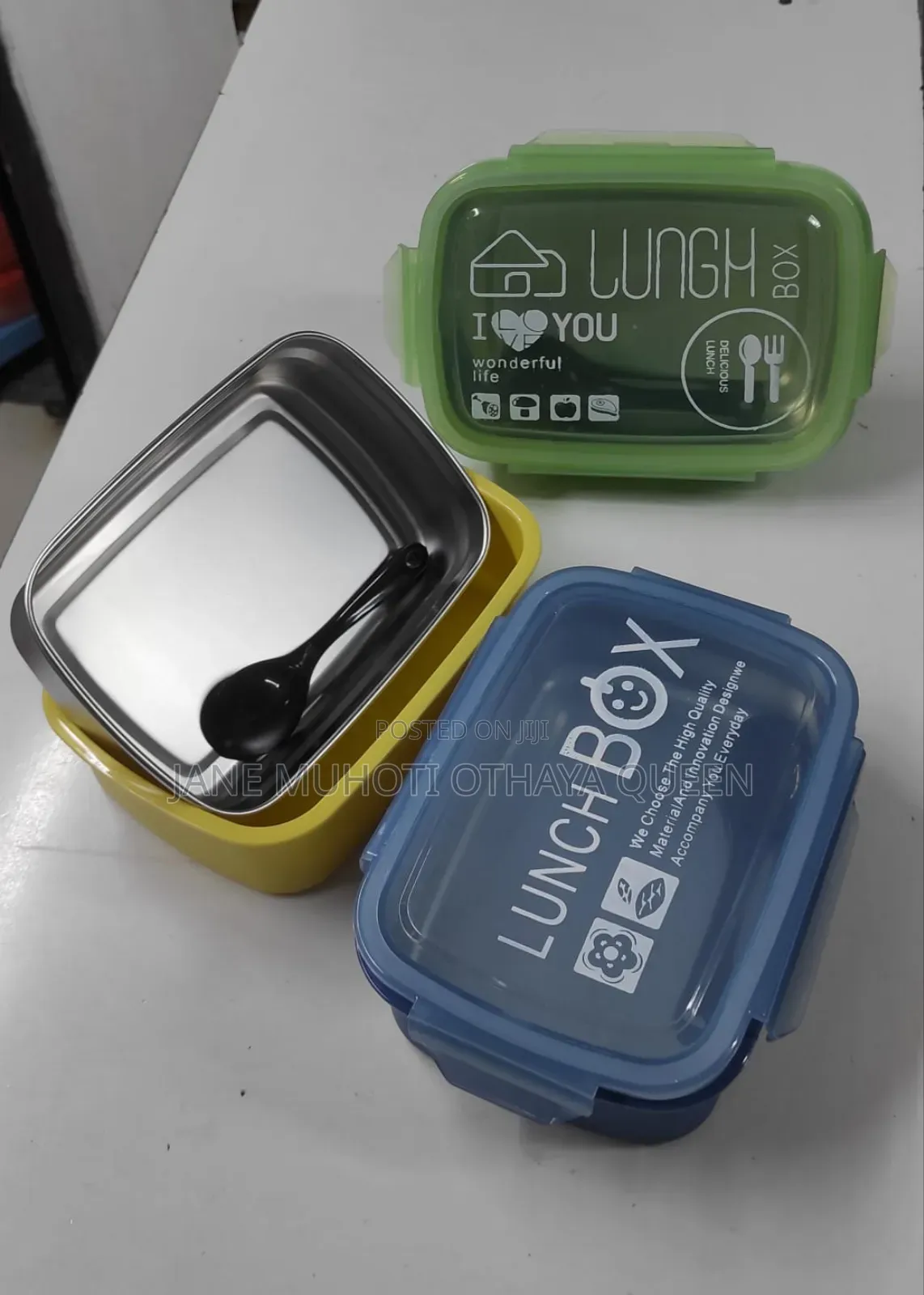 *Leak Proof Steel Food Containers