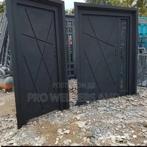 Custom Steel Swing Main Doors – Strong Stylish