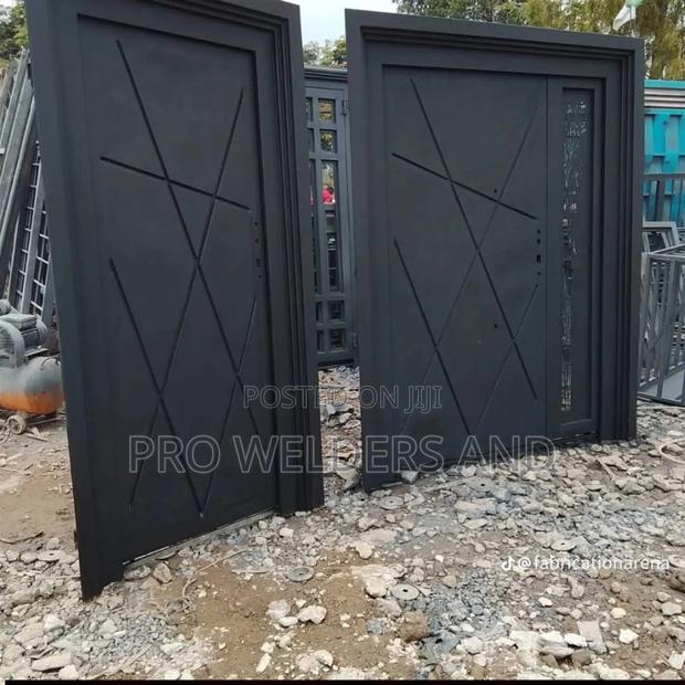 Custom Steel Swing Main Doors – Strong Stylish