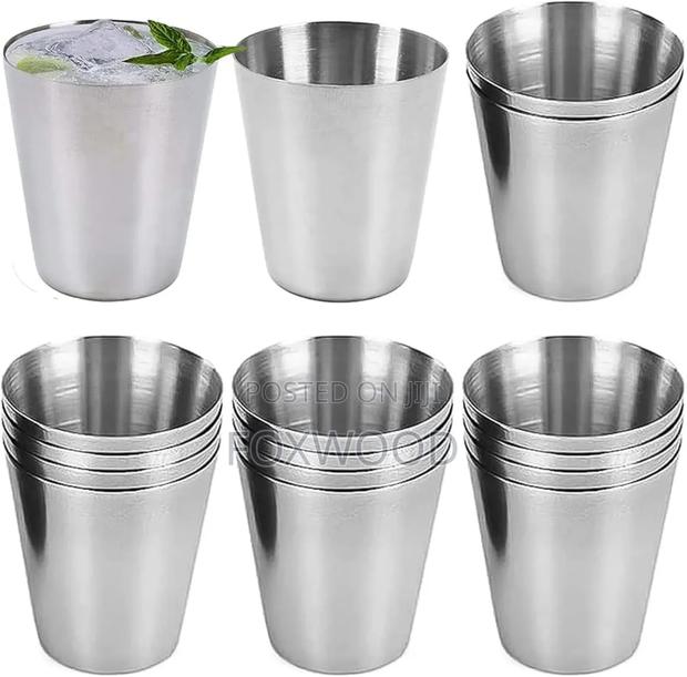 Stainless Steel Tot Glass 30ml 6pcs - main view