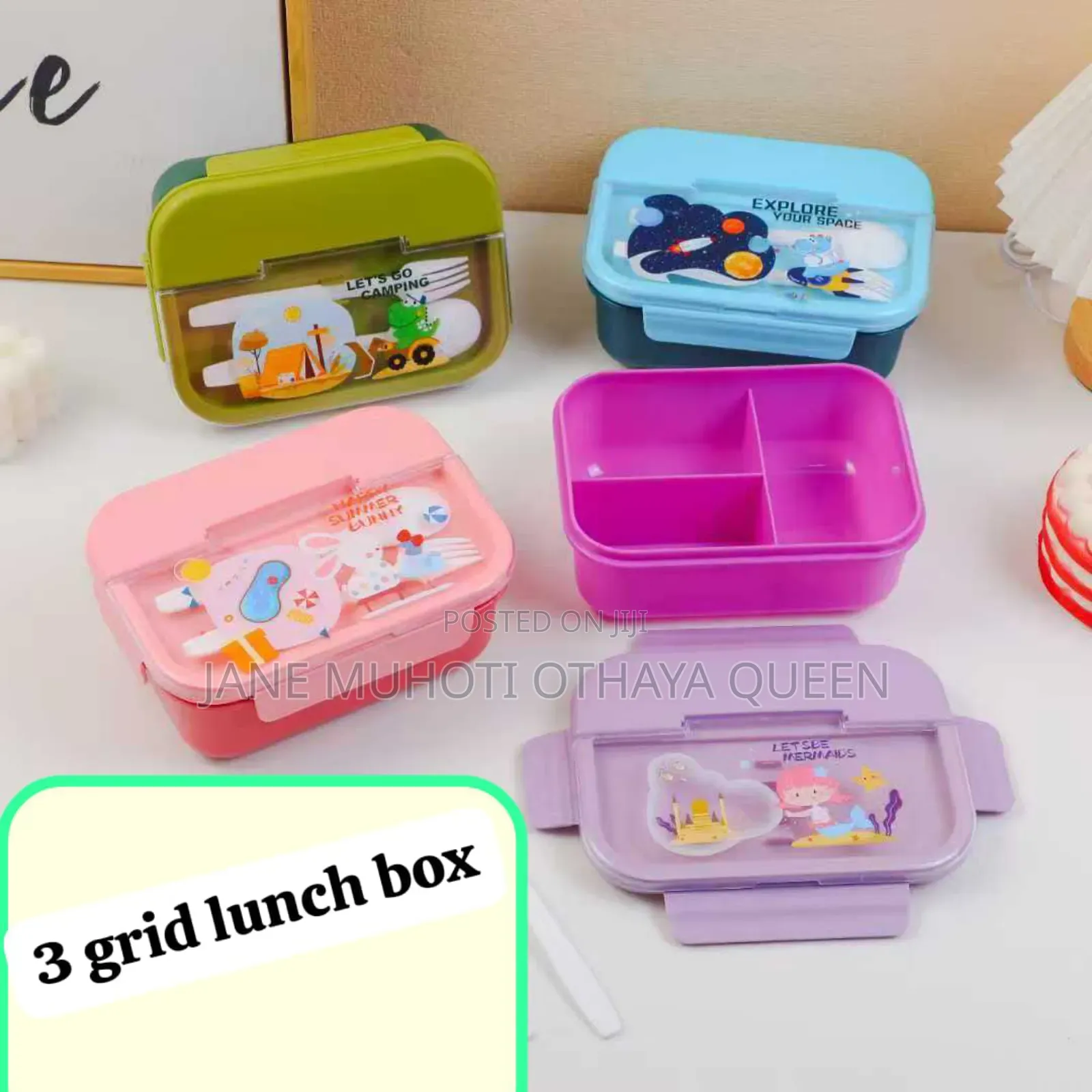 *3 Compartment Lunch Box