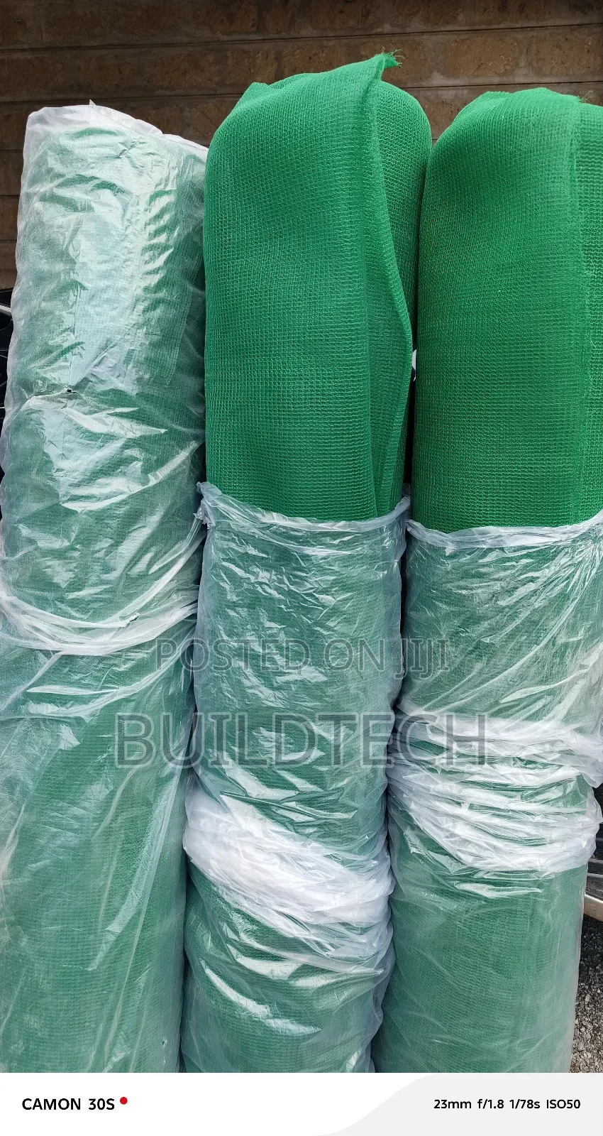 Dark Green Construction Netting for Sites