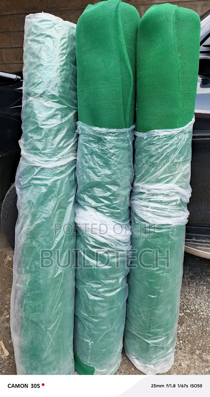Heavy Duty Scaffolding Net- Dark Green