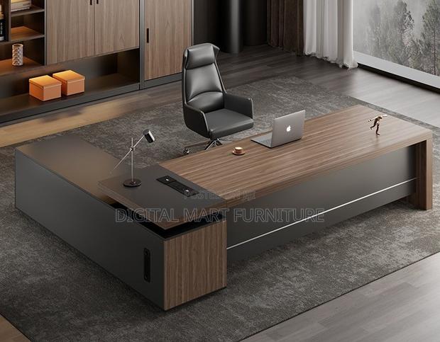 Brown 1.8 Meter Computer Workstation Wood