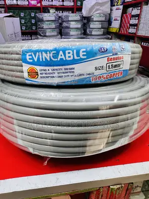 Evincable 1.5mm Twin With Earth House Wiring Cable 90m Roll