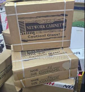 4u Networking Cabinet Lockable Enclosure With Fan Mounting Support - main view