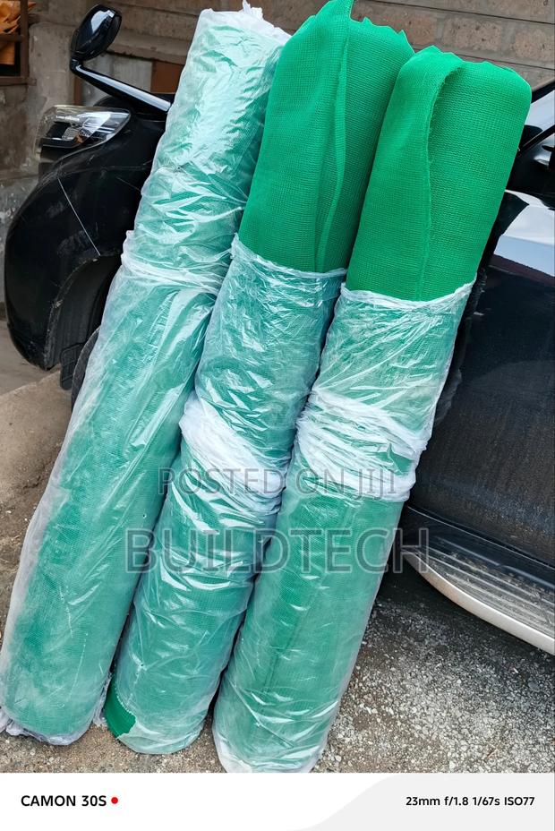 Dark Green Hdpe Scaffolding Net - thumbnail 2