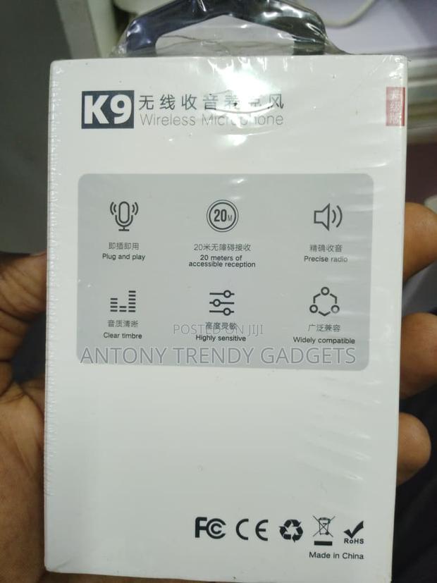 K9 Dual Wireless Microphone System Noise Cancelling - thumbnail 3