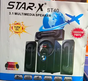 Star-X St40 3.1 Multimedia Speaker - 18000w Pmpo Extra Bass