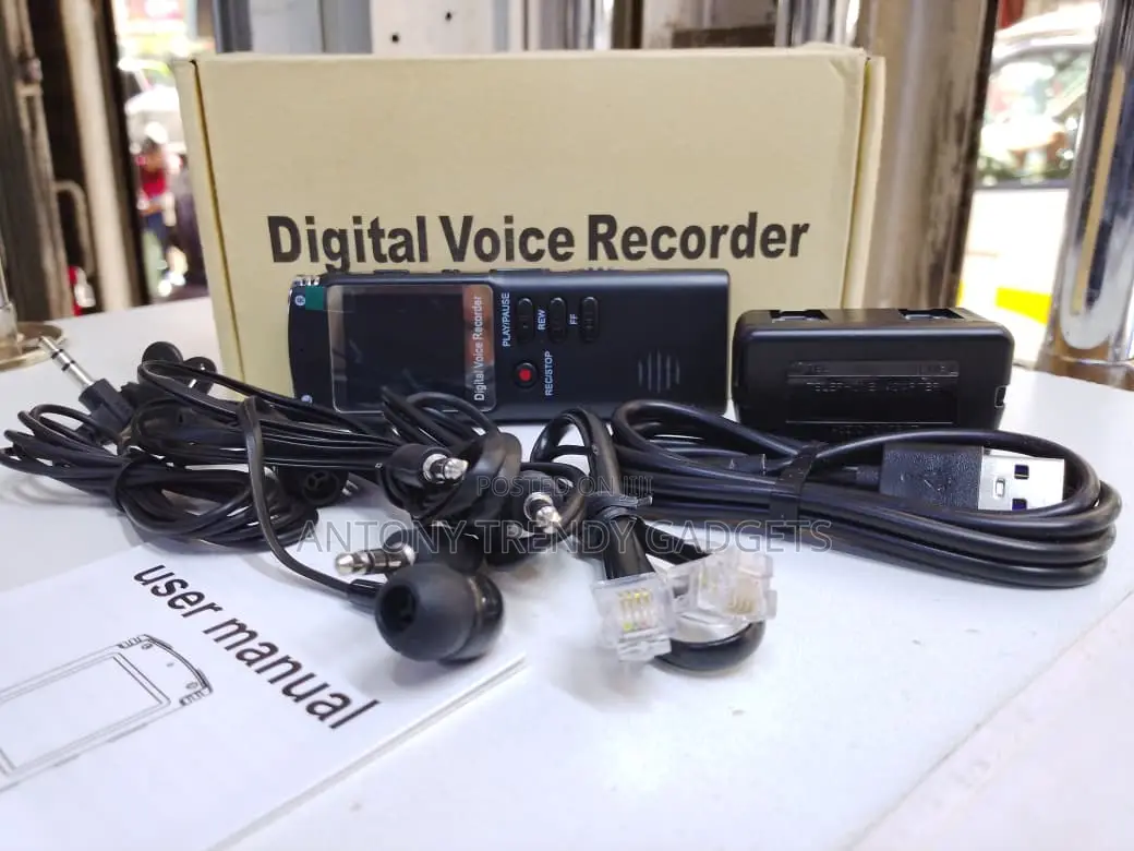 8gb Digital Voice Recorder Mp3 Player With Headphones