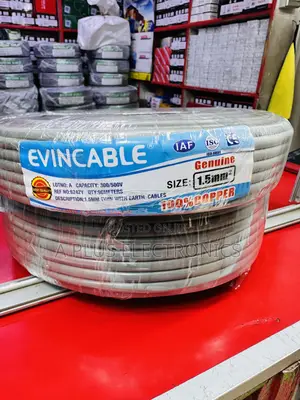 Evincable 1.5mm Twin With Earth Industrial Grade Cable 90m