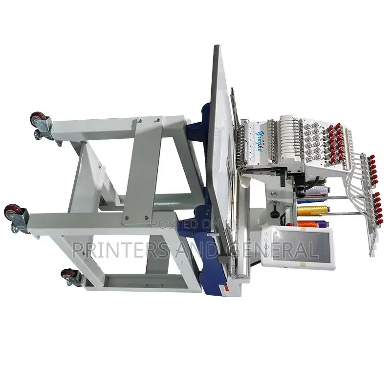 Single Head 9 Needles Computerized Embroidery Machine Sal