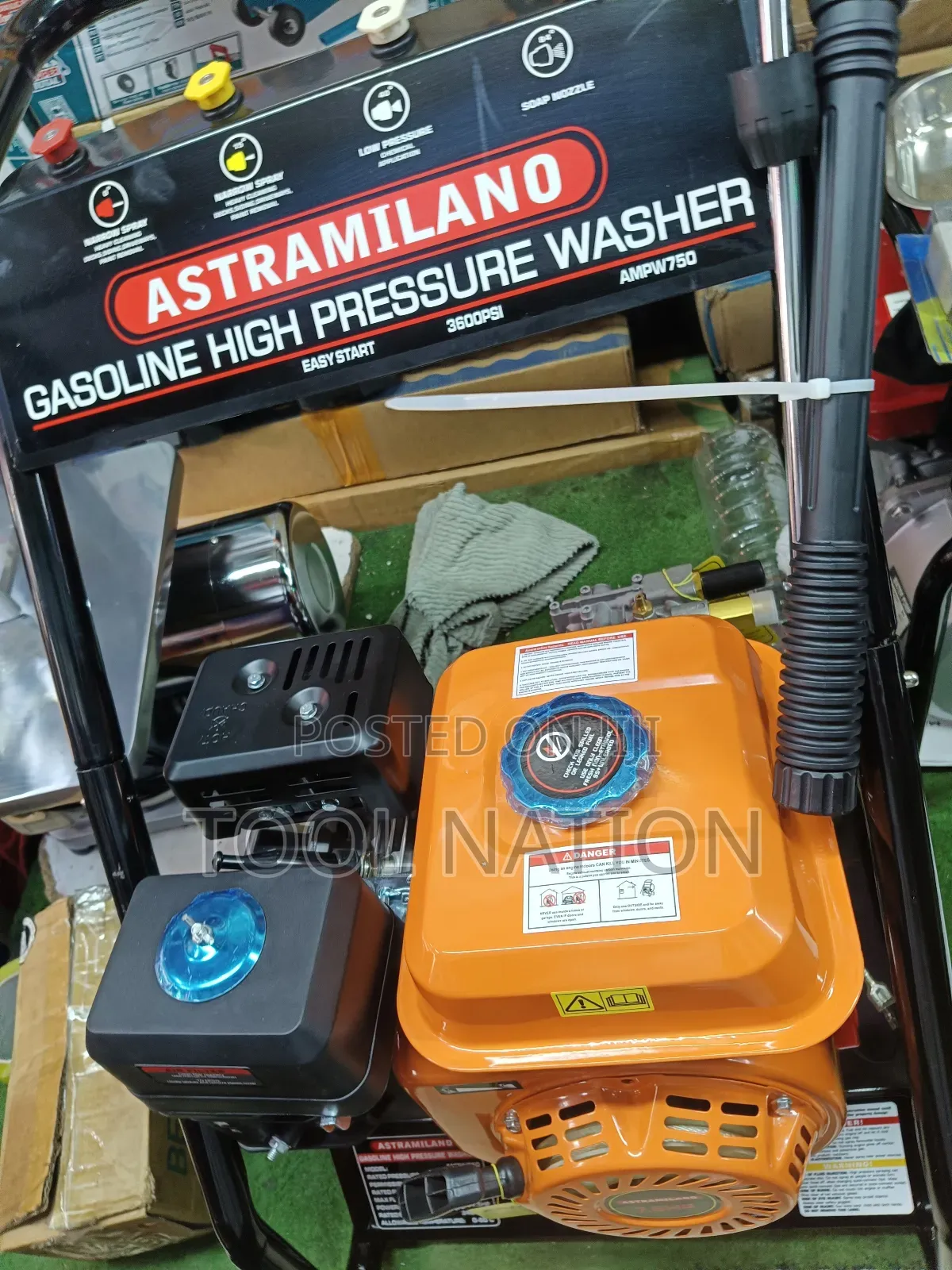Gasoline High Pressure Washer.