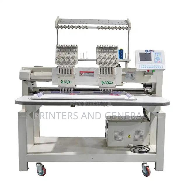 2 Head Embroidery Machine - main view