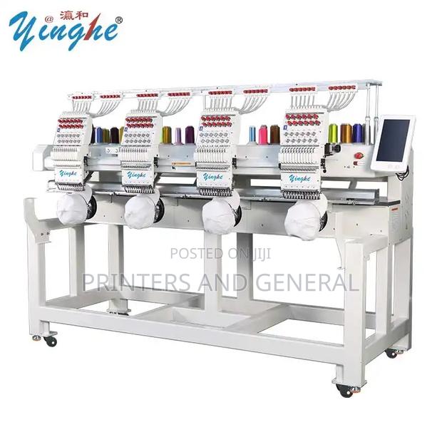 Yinghe High Quality 4 Heads Computerized Industrial Embroidery Machine - main view