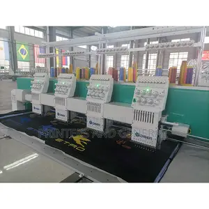 4 Head High Speed Embroidery Machine Automatic 9 Needles 450*500 Mm