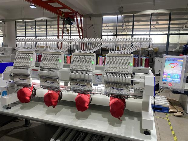 4-Head Multifunctional Embroidery Machine Cap Garment Flat Embroidery - main view