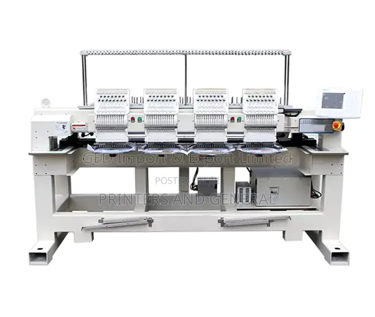 Factory 4 Head T Shirt Embroidery Machine Can Do 3d Computer