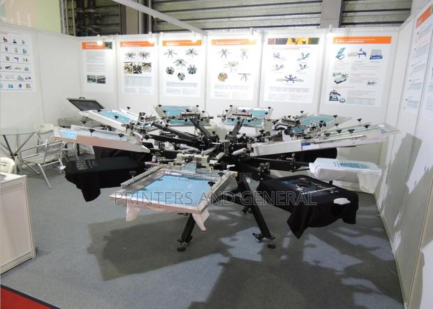 Manual Screen Printer Octopus 6 Color 6 Station - main view