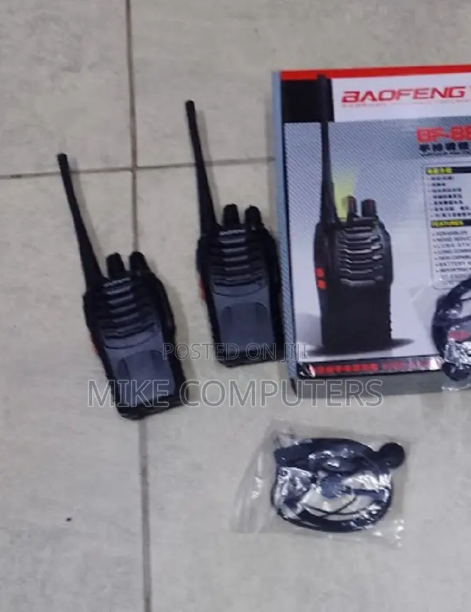 Baofeng Bf-888s Rechargeable Walkie Talkies 2-Piece Set