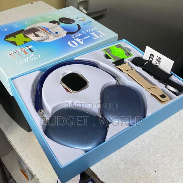 It40 Smart Watch With Headphones, 4 Straps and Bluetooth Speaker - main view