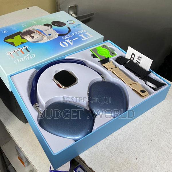 It40 Smart Watch With Headphones, 4 Straps and Bluetooth Speaker - thumbnail 3