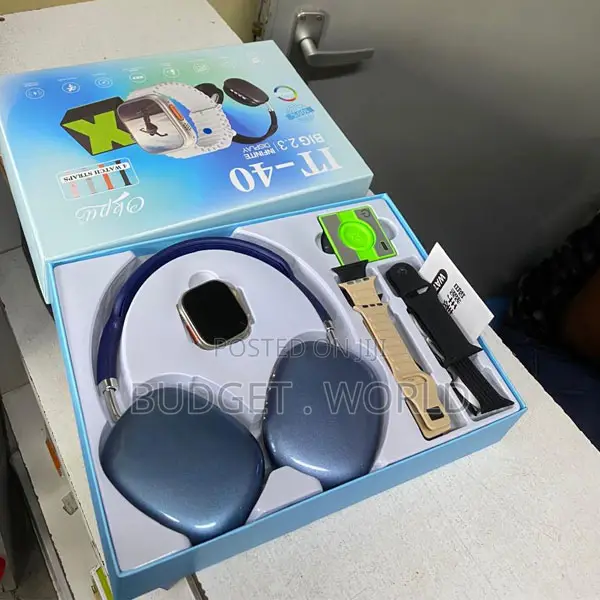 Brand New It40 With Headphones, 4 Straps and Bluetooth Speaker