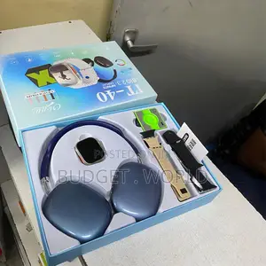 Blue It40 Smart Watch With Headphones, 4 Straps and Bluetooth Speaker