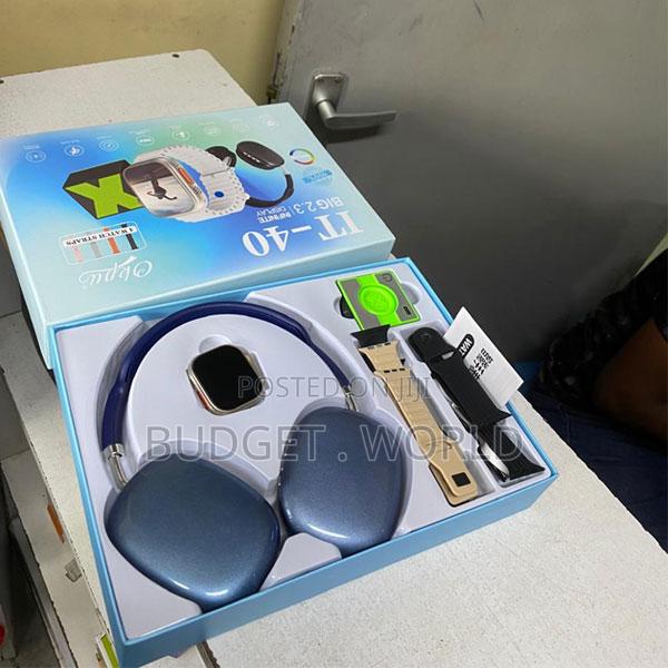 Blue It40 Smart Watch With Headphones, 4 Straps and Bluetooth Speaker