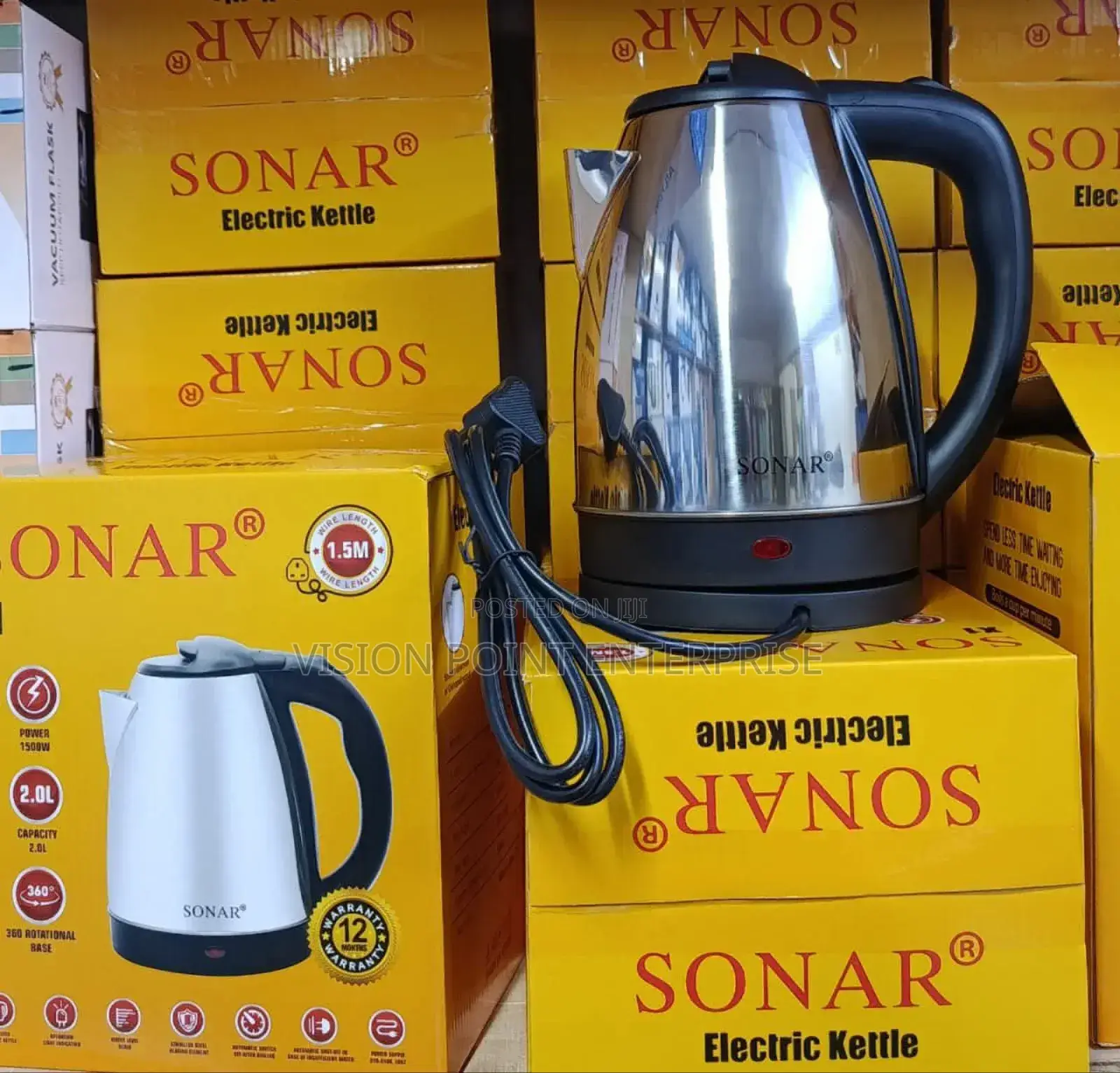 Sonar Electric Water Heating Kettle