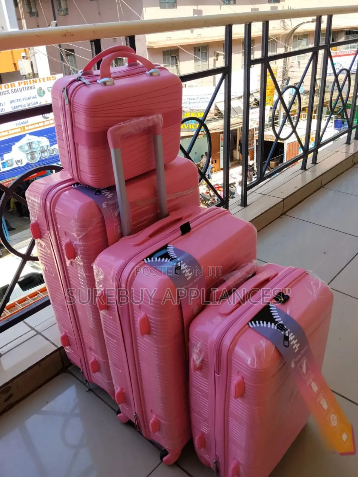 4 in 1 Rubber Suitcase,Unbreakable
