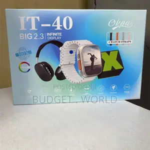 Smart Watch With Extra Strap It40 and Bluetooth Speaker