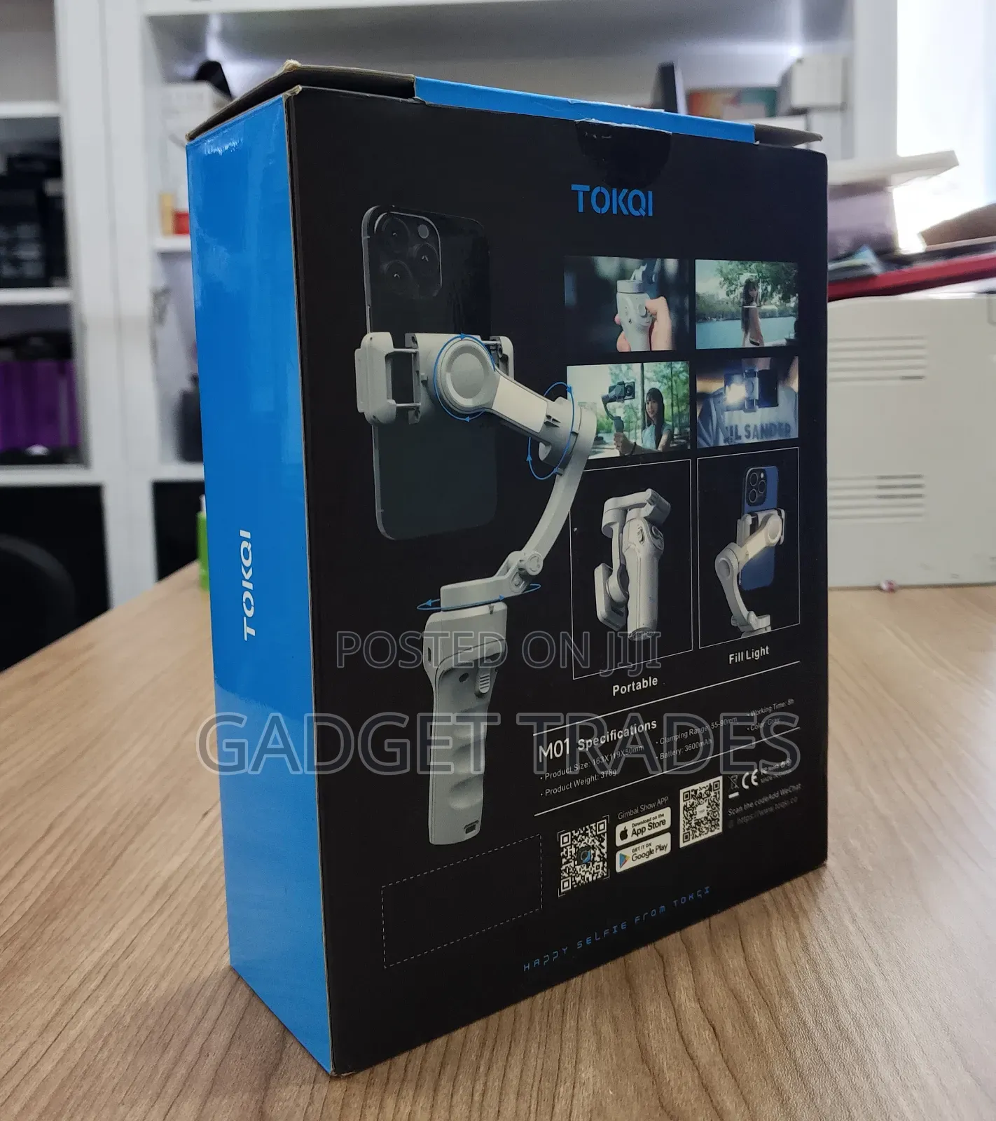 Tokqi M01 3- Axis Gimbal Stabilizer