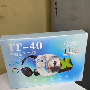 It40 Smart Watch With Extra Strap Headphones Bluetooth Speaker - thumbnail 2