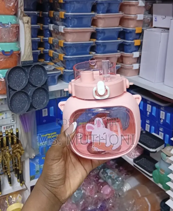 1000 Ml Sanrio Kuromi-Themed Water Bottle.