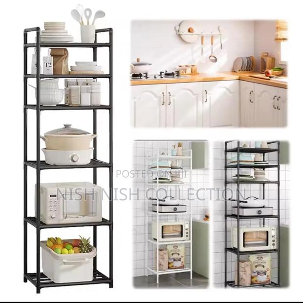 Multipurpose Kitchen Storage Rack With Wheels - thumbnail 2
