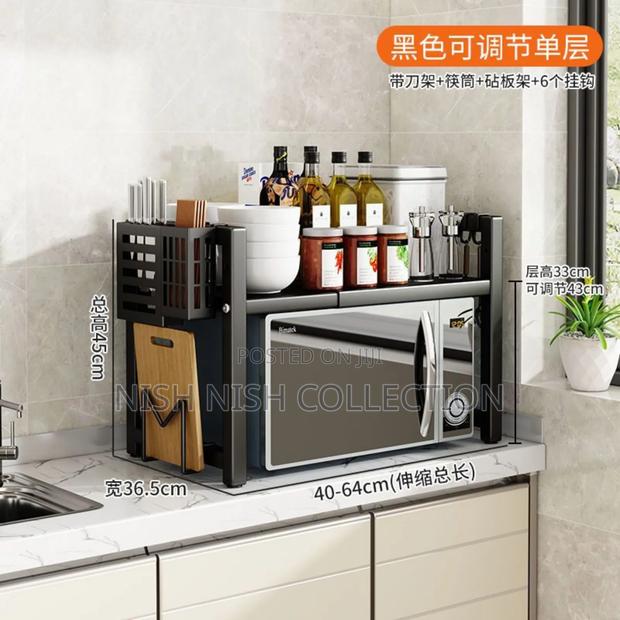 Single Tier Microwave Stand - thumbnail 2