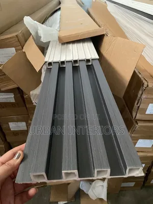 Grey Fluted Panels Grey Fluted Panels 2.8 Meters High by 16cm High