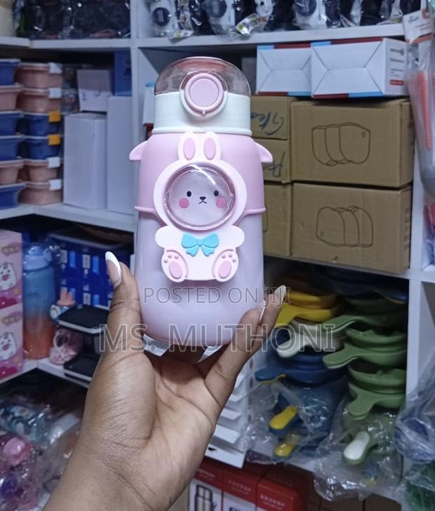 700 Ml Kawaii-Style Bear Water Bottle, - thumbnail 4
