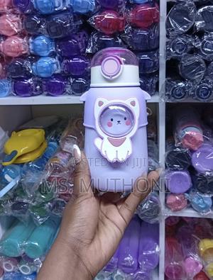 700 Ml Kawaii-Style Bear Water Bottle, - thumbnail 2