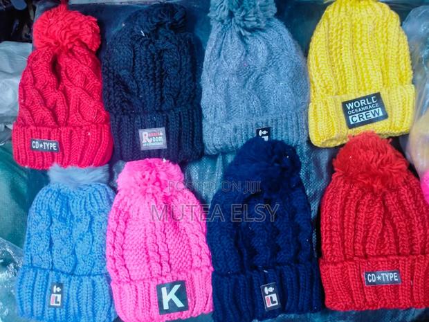 Multicoloured Unisex Heavy Beanie Hats - main view